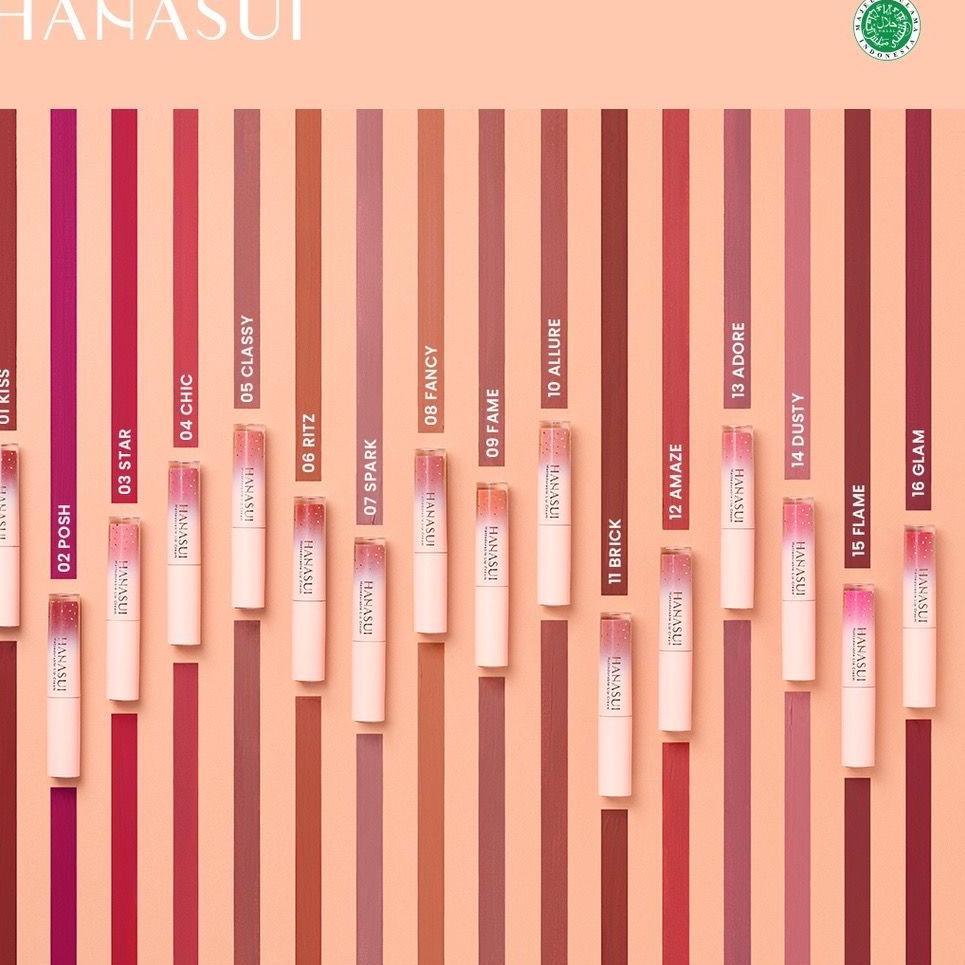 ➵v5 Ready Stock➵ LIPCREAM HANASUI LIPSTIK HANASUI LIP CREAM BOBA LIPTINT HANASUI LIPCREAM LIP SERUM 