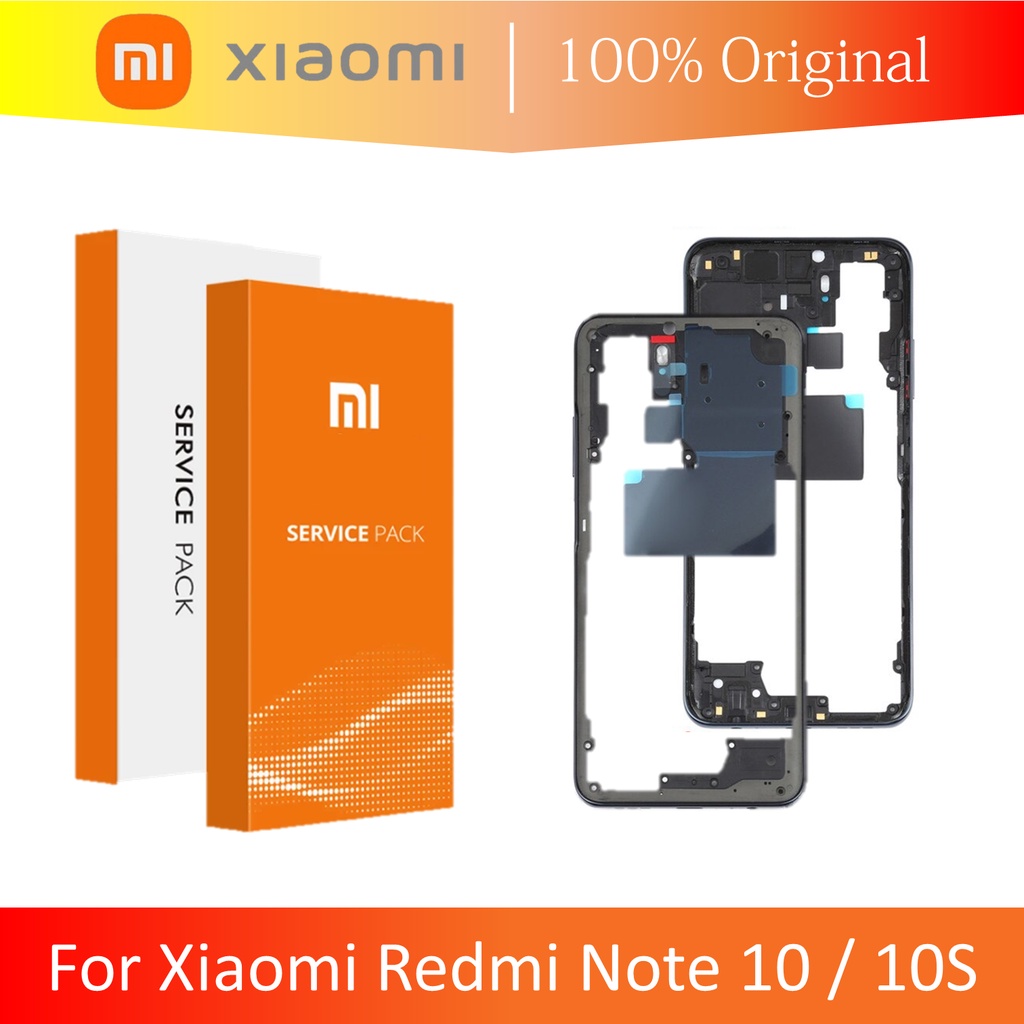 [ CHECK.ID ] BAZEL BAZZEL FRAME RANGKA TENGAH LCD REDMI NOTE 10 / NOTE 10S ORIGINAL SERVICE PRODUCT