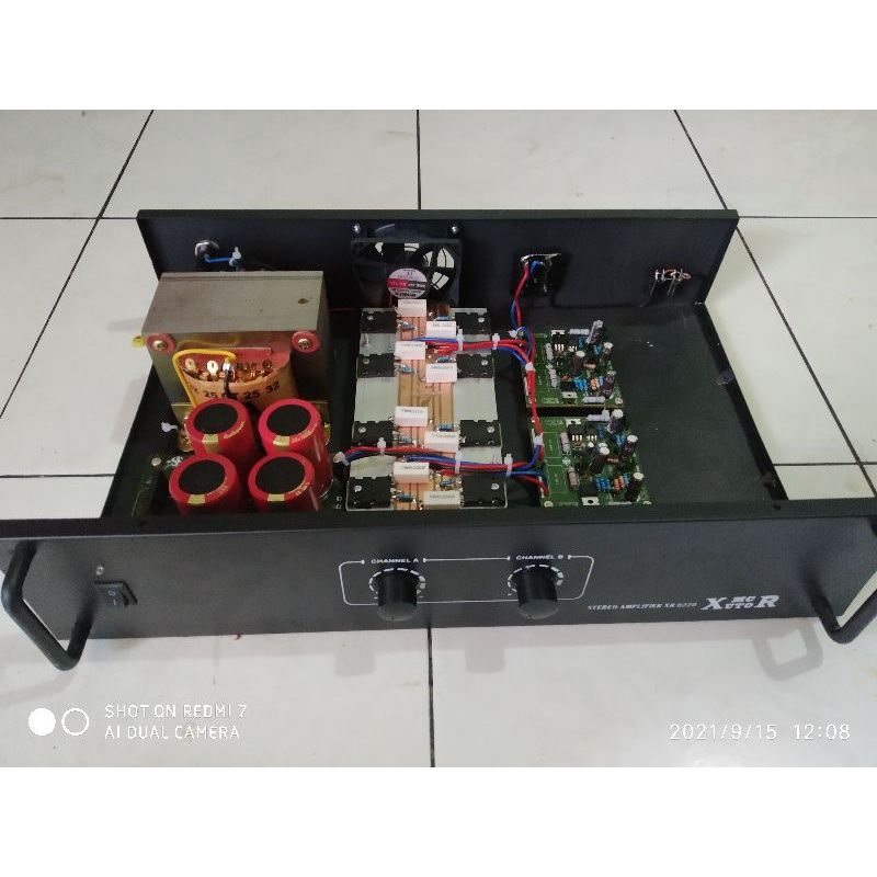 Power Amplifier 5 Ampere Besar Bell ct 45v Stereo atau 2 Channel