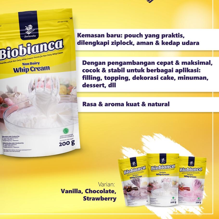 

Langsung Kirim Biobianca Chocolate 200g - Zeelandia - Whip Cream++