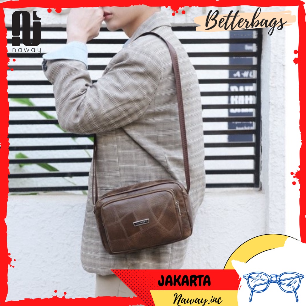 Tas selempang Korean Style model SLingbag  /  tas bahu korea pria / Tas selempanh pria import