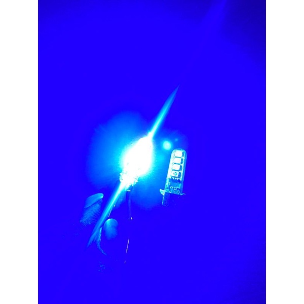 2pcs Lampu Senja Sen Jelly Led Kedip  T10 2 Warna 12 volt