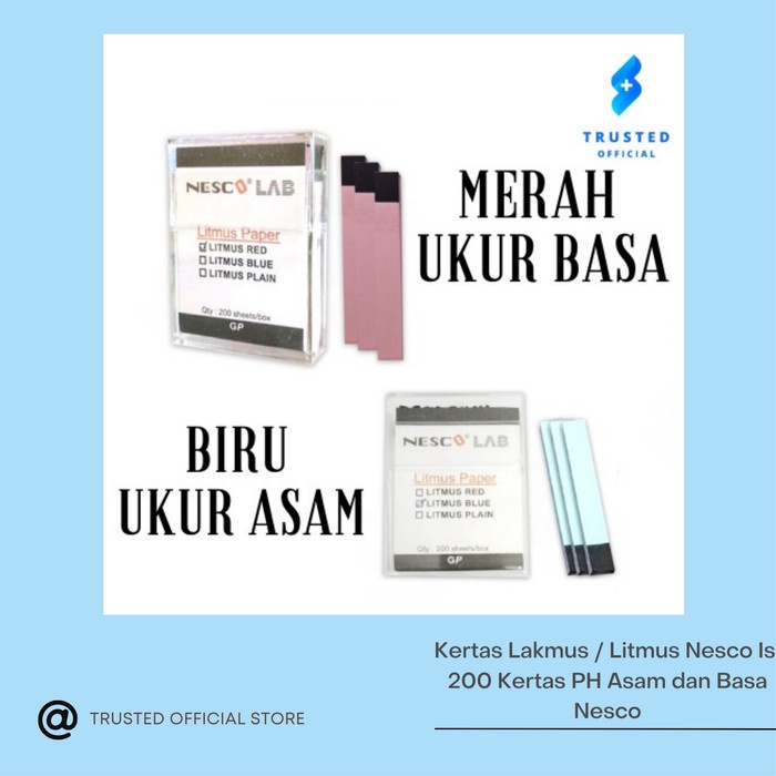 Alat Lab Kertas Lakmus / Litmus Nesco Isi 200 Kertas Ph Asam Dan Basa Nesco