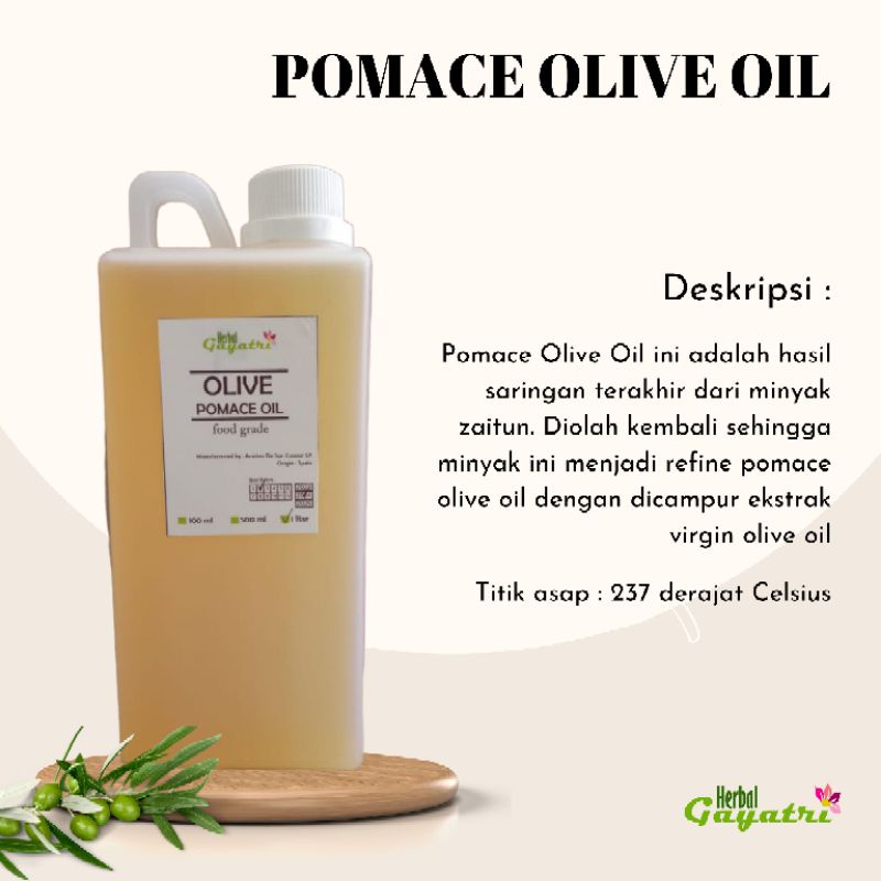 

Pomace Olive Oil 1 Liter