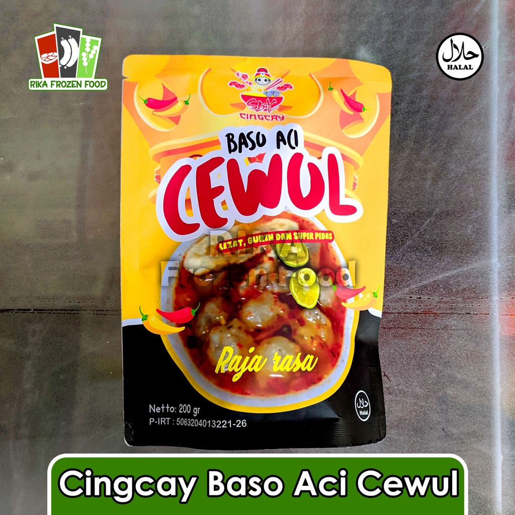 

Cingcay Baso Aci Cewul 200gr