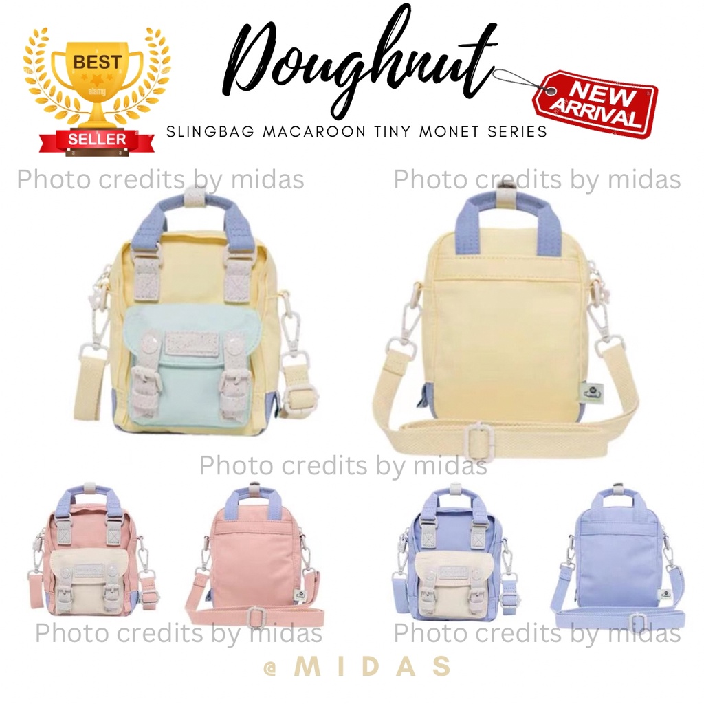 7.7 BIG SALE !! TAS SLINGBAG / TAS SELEMPANG DOUGHNUT MACAROON TINY MONET SERIES