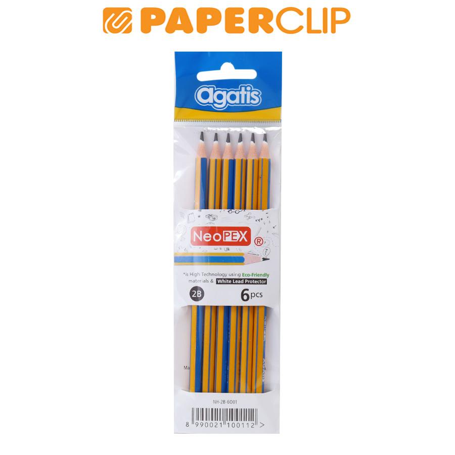

PENSIL KAYU AGATIS NEOPEX 2B ISI 6