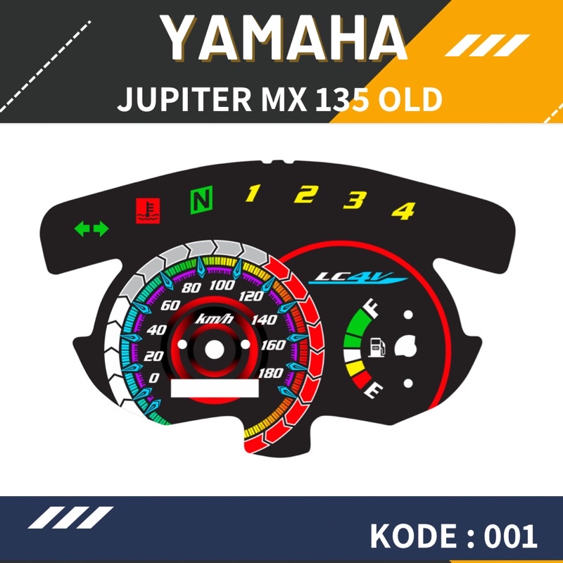 Papan Panel Speedometer Yamah jupiter MX 135 Old