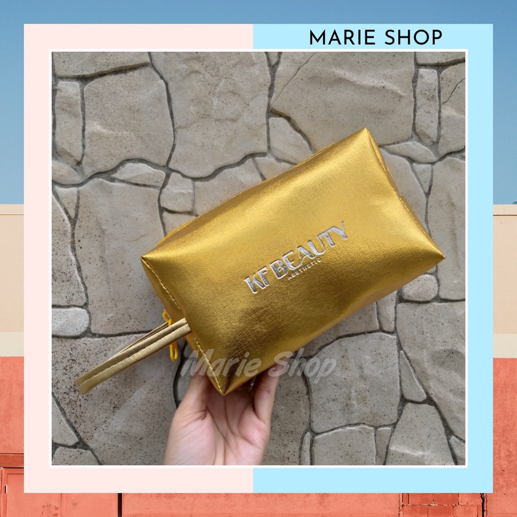 [CUSTOM] LTG ES EMBOSS - POUCH EMBOSS WARNA - TAS KOSMETIK - POUCH KOSMETIK - SOUVENIR