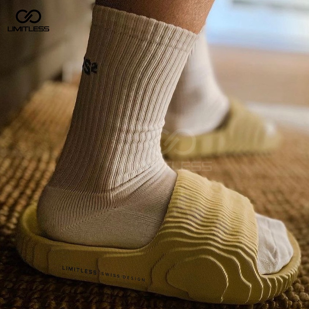 Sendal Pria ADILETTE Slip On Premium Sandal Selop Pria Slippers Keren Sandal Cowo Casual Slop Comfortable