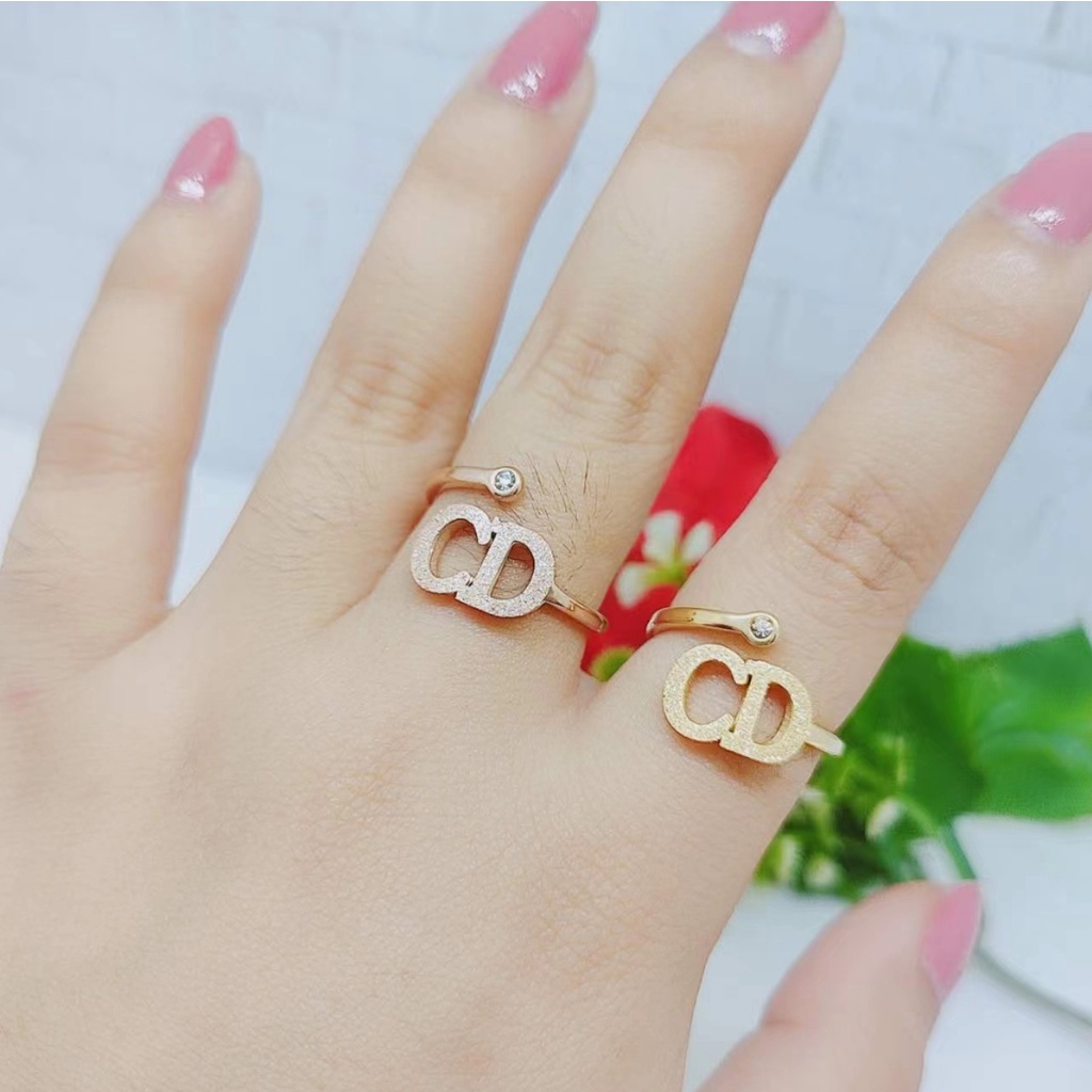 Cincin Titanium C&amp;D Perhiasan Wanita Jewelery P05/06