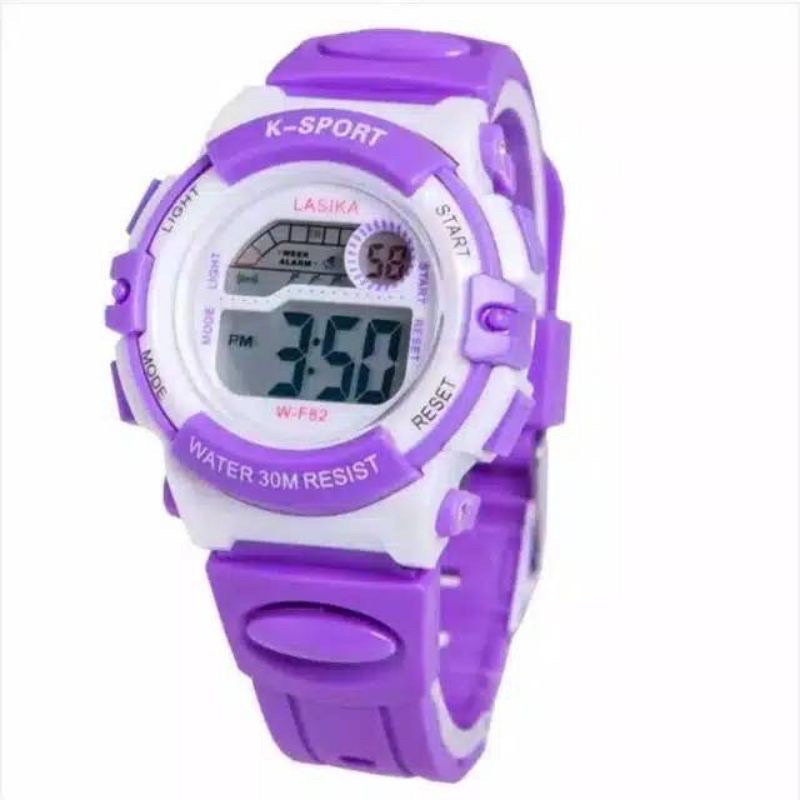 (Grosir)Jam Tangan Unisex Lasika Kecil WF-82 Water Resist Strap Rubber/Karet(Dikirim Jakarta)