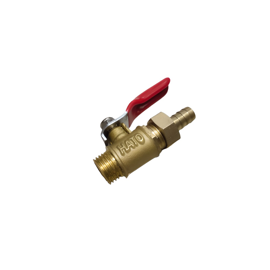 MB-HATO Kran Angin / Stop Kran 1/4 Kuningan kompresor TERMURAH