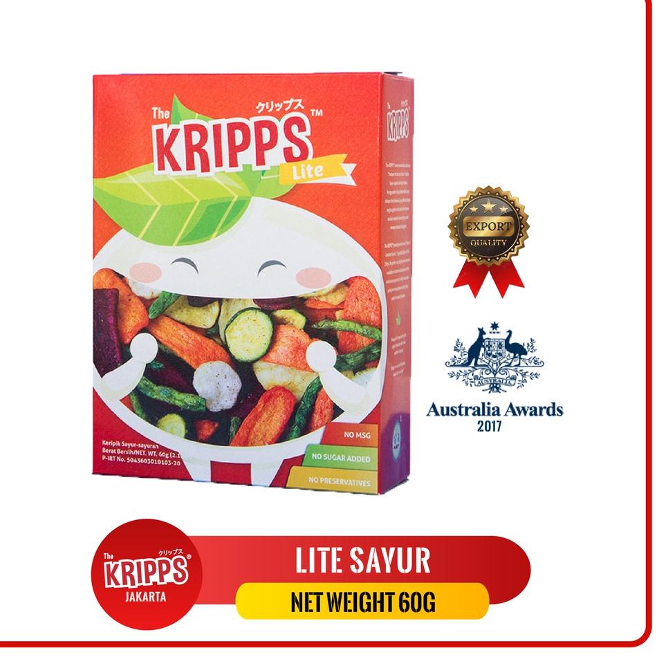 

{B-QG}✯→ THE KRIPPS (LITE SAYUR)/VEGAN SNACK (60g) murah