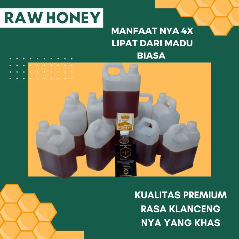 

Stingless Bee Honey / madu Trigona / madu kele - kele / madu klanceng (1000 gram)