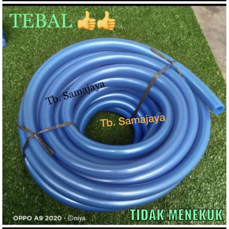 SELANG AIR TEBAL ELASTIS (15 mtr per rol). Tidak menekuk, awet tahan lama Selang taman WALRUS FLEXO