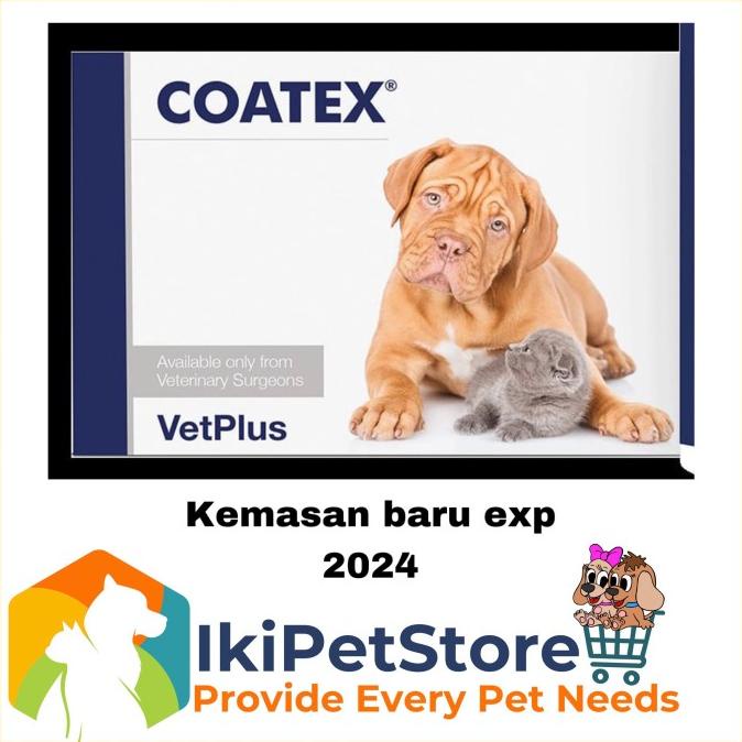 Promo coatex Vetplus Anjing & Kucing 1 Box - VetPlus