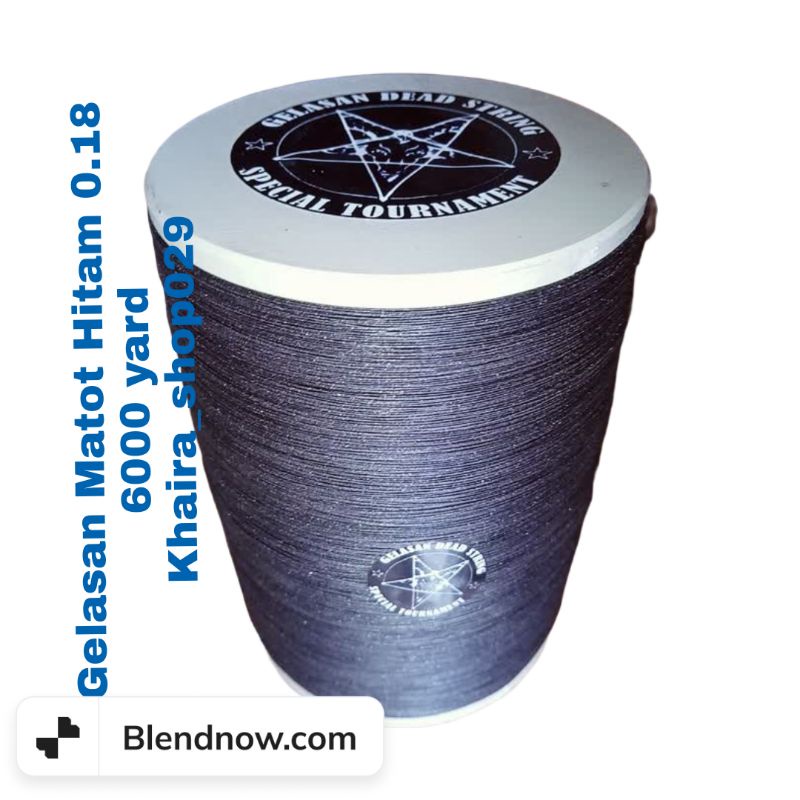 Gelasan Matot Hitam 0.20 bintang 6000 yard