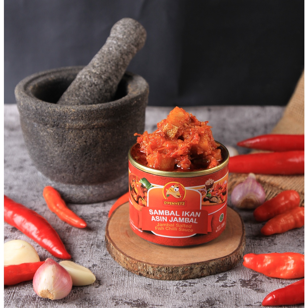 

Sambal Ikan Asin Jambal DPENYETZ 135g - Sambel D'PENYETZ