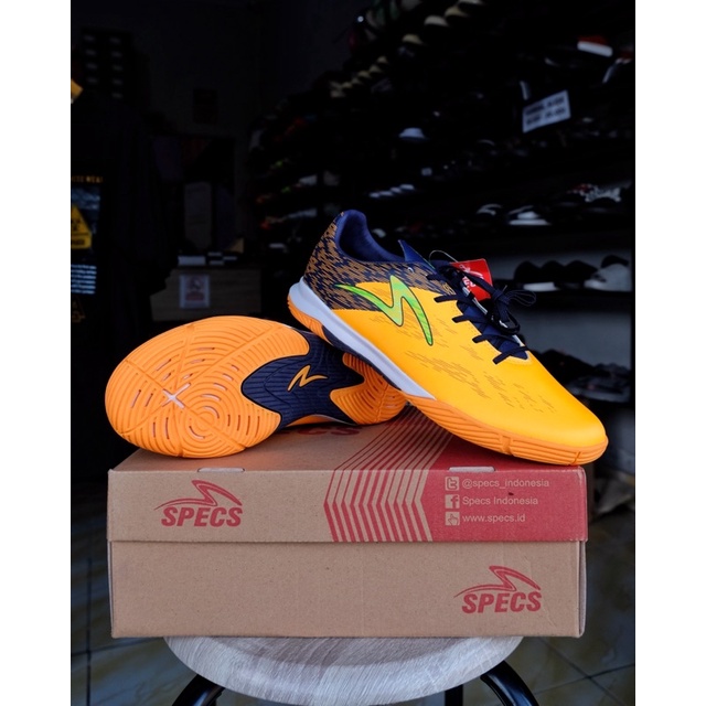 Sepatu Futsal Specs Accelerator Alpha Pro IN - Yellow Original BNIB