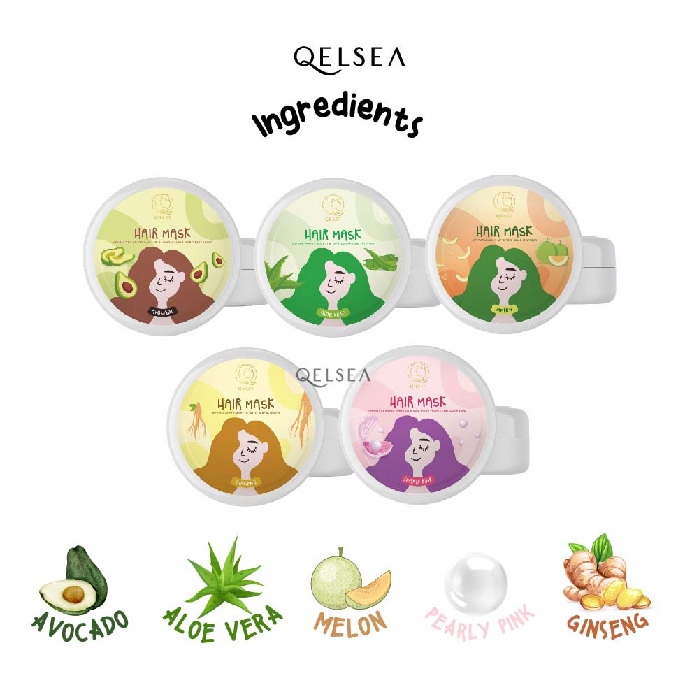 [MINI SIZE] Hair Mask Qbast 50 gram 13 varian Masker Rambut