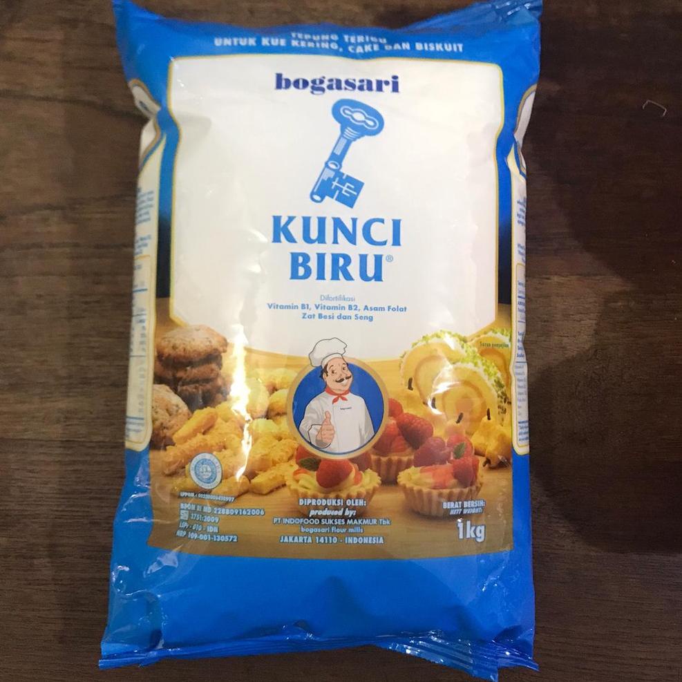 

[KODE PRODUK BLJTY3934] Tepung Terigu Kunci Biru 1kg- Kunci Biru Terigu