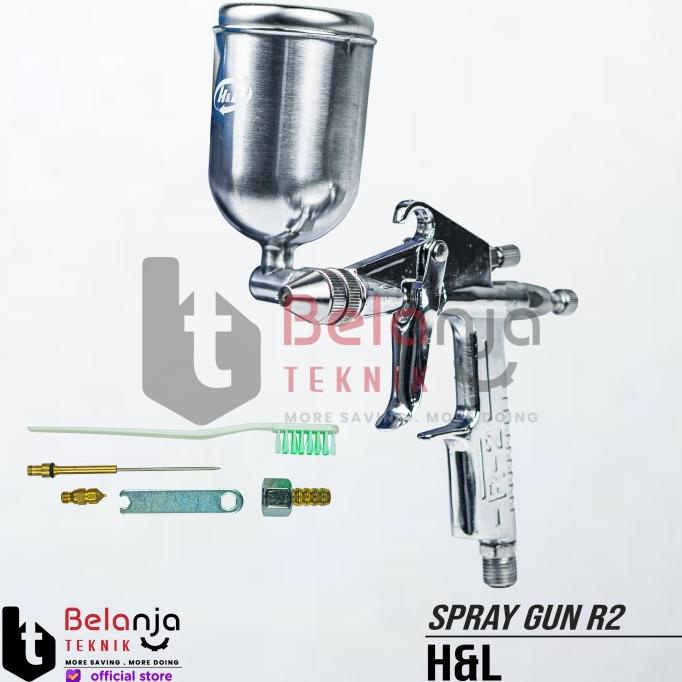 H&L HL Spray Gun R2 Semprot Cat Tabung Atas Termurah belanjate77 Juara