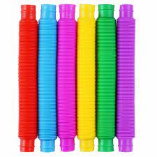 [1 KOTAK 6 PCS] BOP MAINAN VIRAL CEV LIGHT UP POP TUBES LED POP PIPES TUBE PIPE STICK PIPA SELANG FIDGET TOY WARNA WARNI