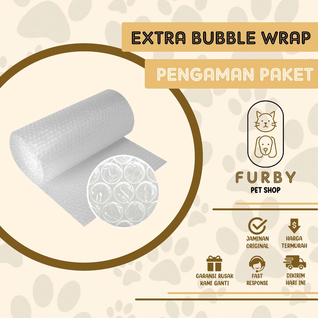 

Extra Bubble Wrap Pengaman Paket