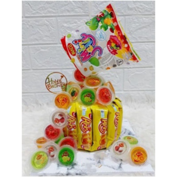 

snack tower(brithdays)tart