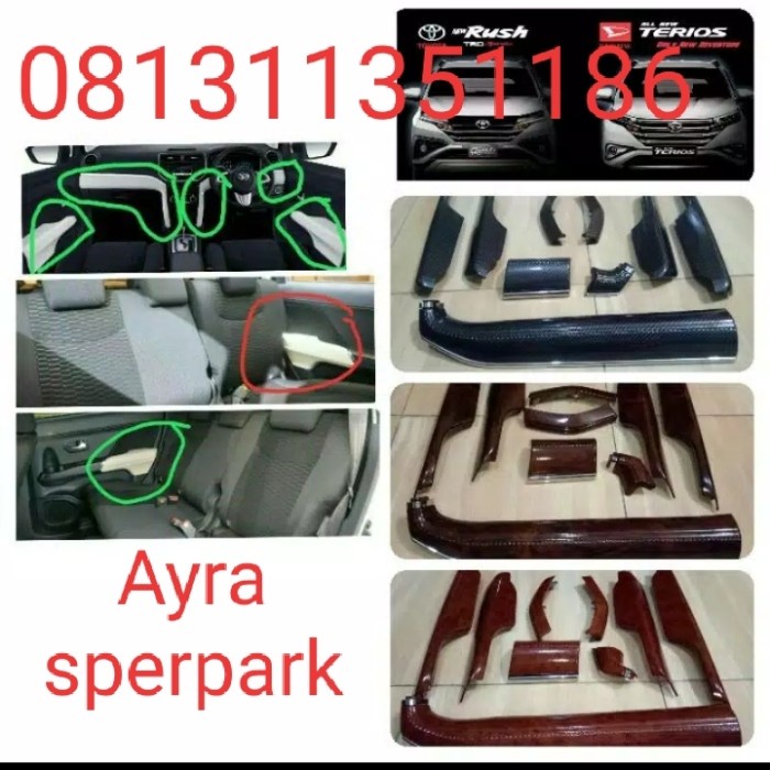 PANELWOOD PANEL WOOD PANEL INTERIOR RUSH TERIOS 2018-2020