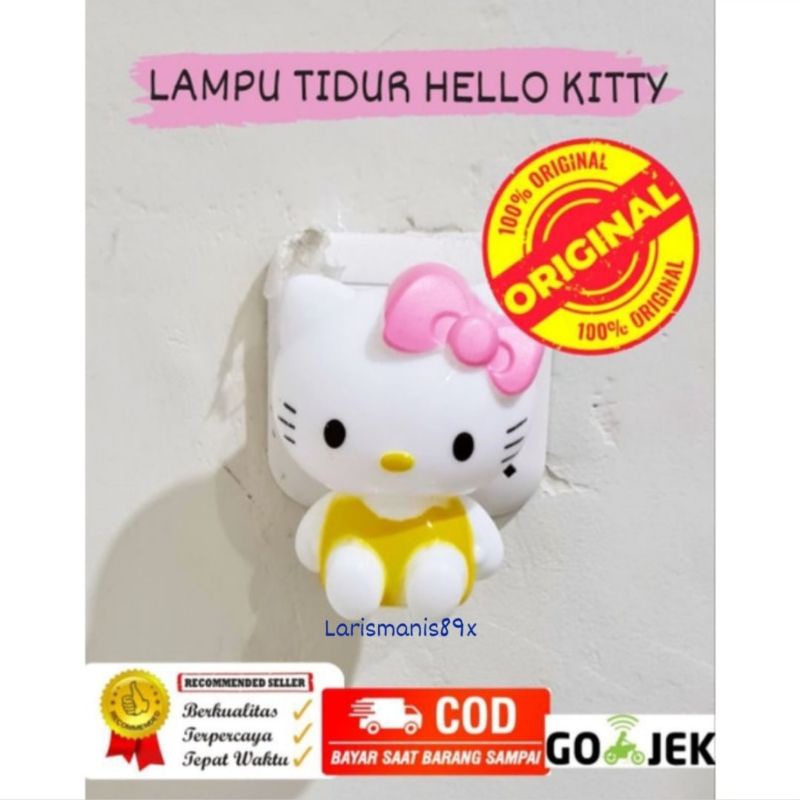 Hiasan Kamar - Lampu Tidur Anak Lucu Bentuk Hello Kitty
