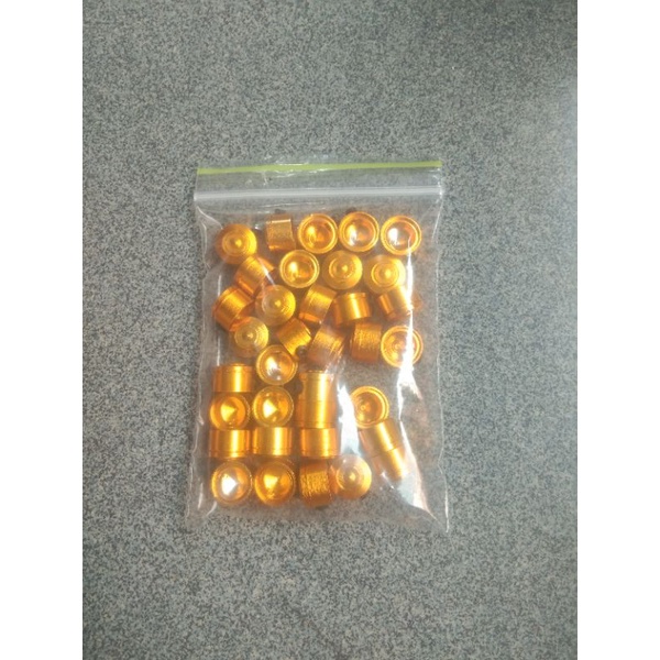 tutup baut 8 monel atau aluminium variasi warna