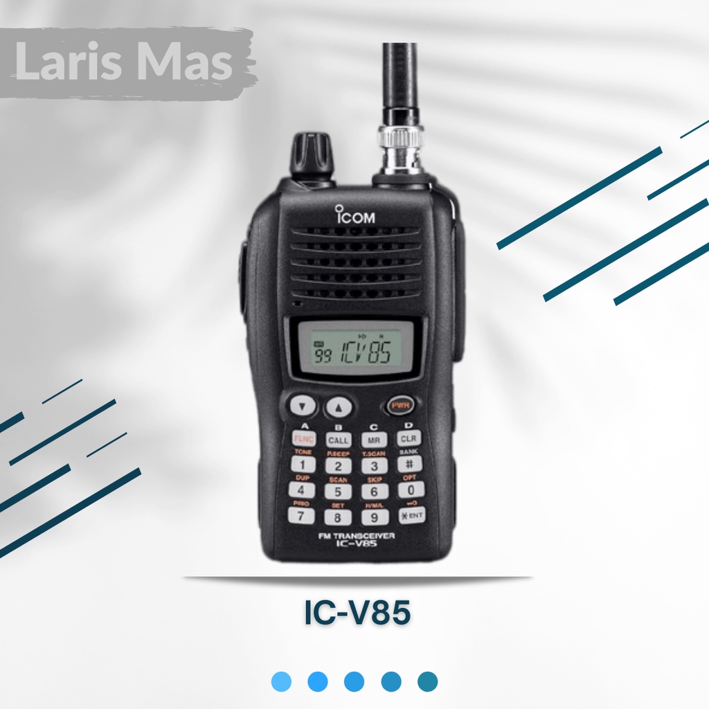 Radio HT Handy Talky Icom V85 V-85 VHF Lithium Walkie Talkie Icom V85