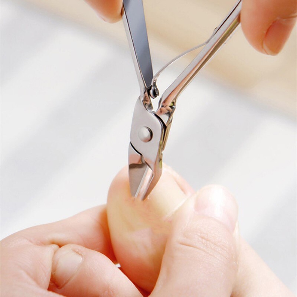 Gunting Kuku Jempol Kaki Tajam Anti Cantengan Stainless Toe Nail Clipper Edge Cutter