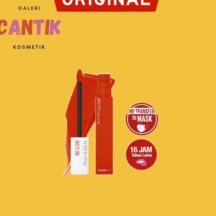【Penjualan Terbaik】✅COD Maybelline Superstay Matte Ink/ Lipcream Maybelline
