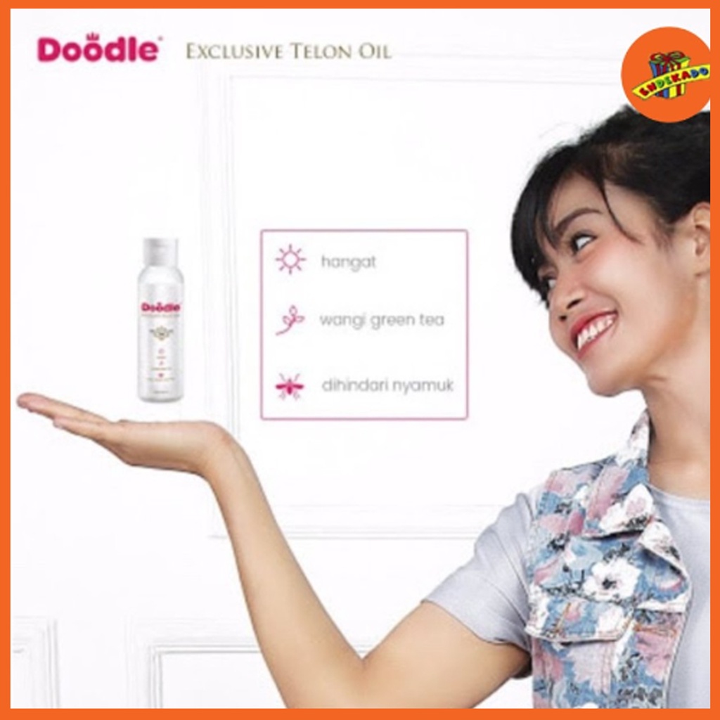 MAKASSAR! DOODLE EXCLUSIVE TELON OIL 60ml - Minyak Telon Doodle