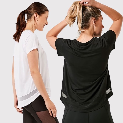 ANKO Kaos Olahraga Wanita Active Tee Black