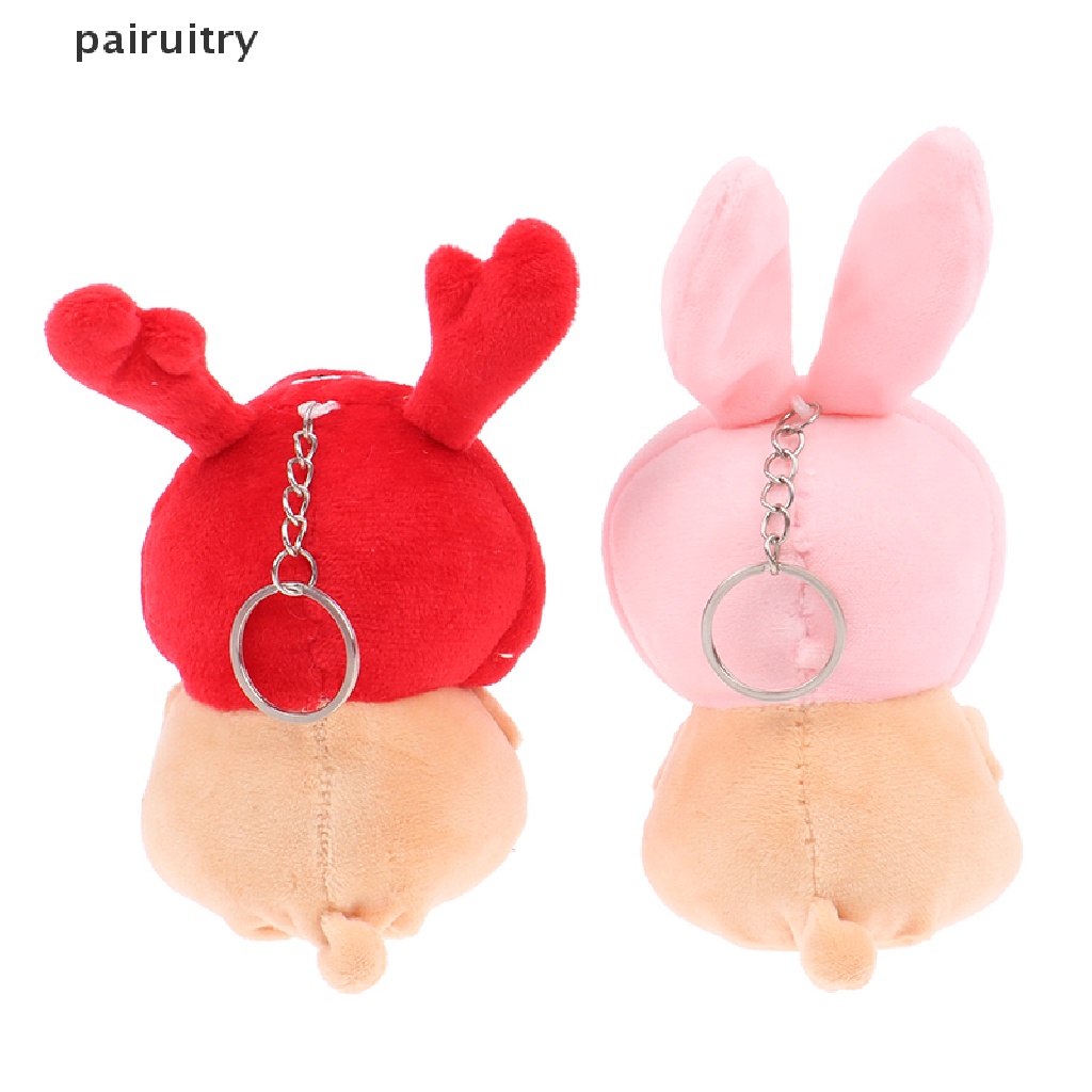 Prt 12 cm Berubah Jadi Lucu Imut Hamster Liontin Boneka Mainan Mewah Keji Akita Puppy Schoolbag Pendant Hadiah Perempuan PRT