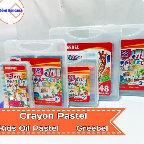 

CRAYON OIL PASTELS KIDS 36 - KIDS 48 - KIDS 55 GREEBEL TERLARISS...,,,,,