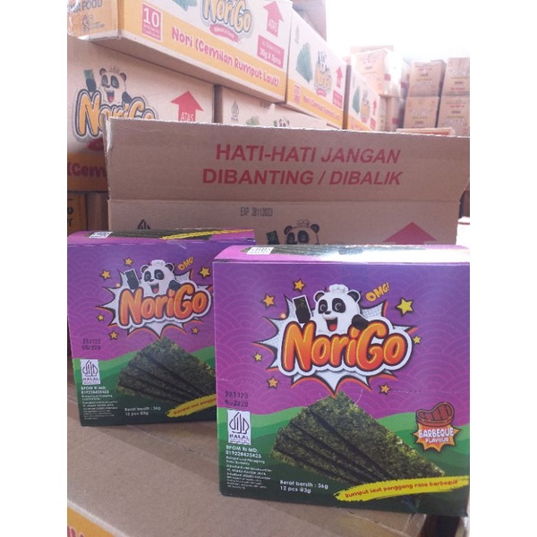 

SNACK RUMPUT LAUT / NORIGO / (1 DUS ISI 5 BOX ) RASA BBQ