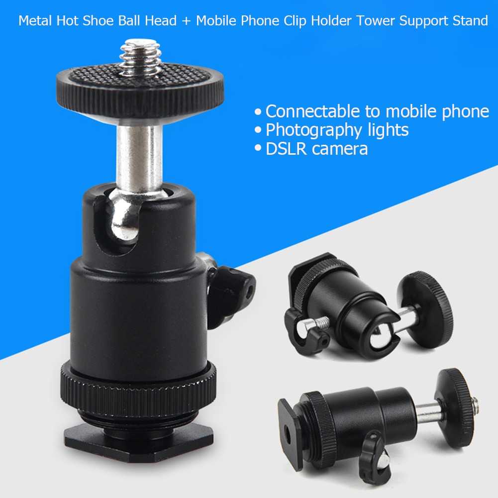 AIEACH Dudukan Hot Shoe Smartphone Holder Bracket Mount - F361 ( Mughnii )