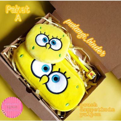 

Paket kotak pensil + pensil Spongebob