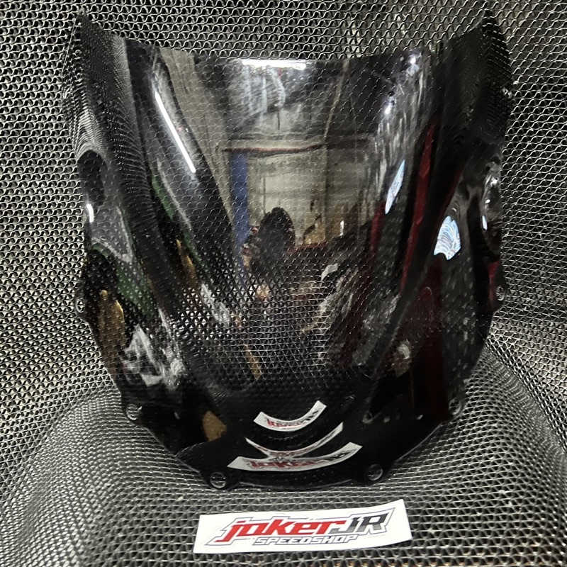 Jual windshield kaca visor ninja 150 rr old zx krr semi jenong smoke