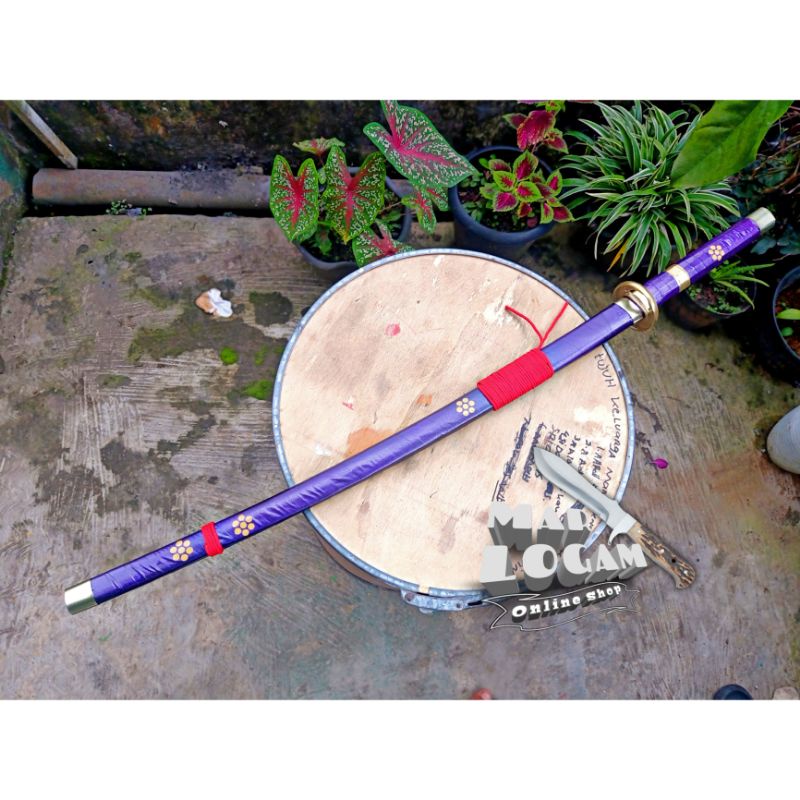 DIJAMIN TERMURAH!!! Katana ENMA samura RORONOA ZORO Cosplay Anime  ONEPIECE