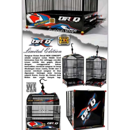 New Oriq concept decal nomor 1 dan 2
