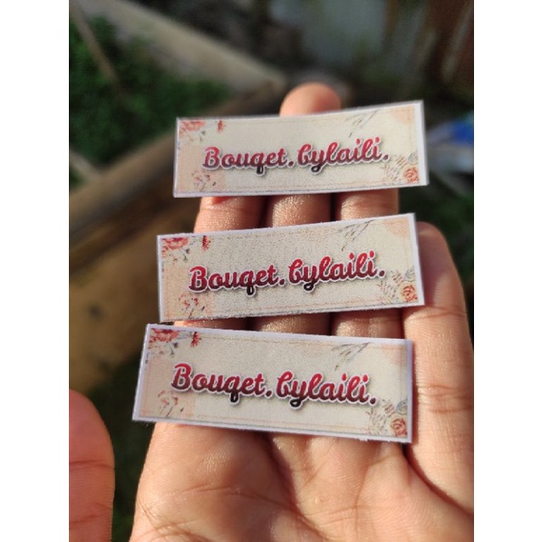 

stiker tinggal tempel untuk buket isi 120lembar