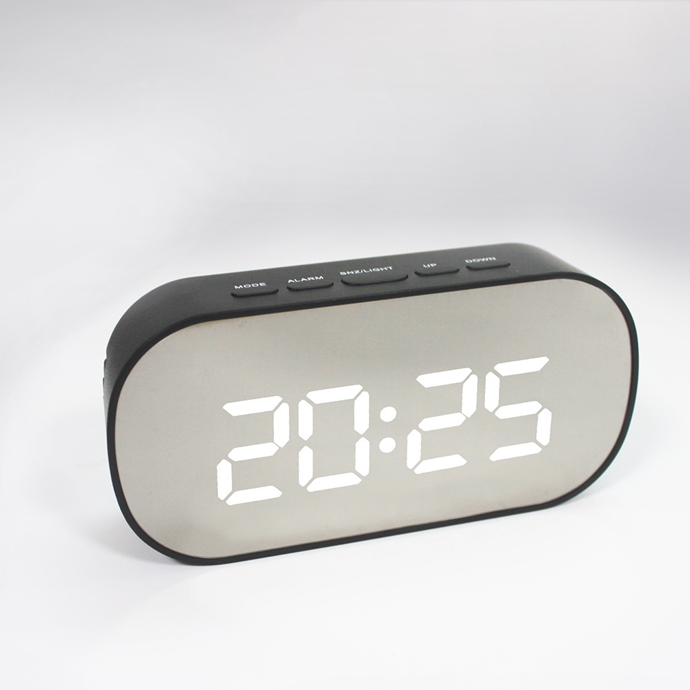 Jam Digital Meja LED Aesthetic Alarm Portable Mirror DT-6506