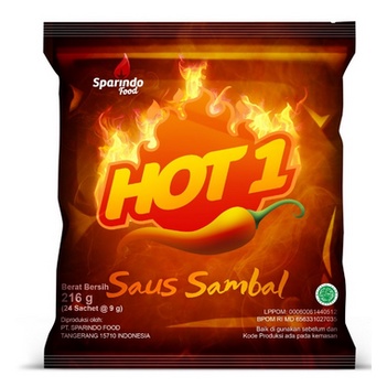 

HOT1 Saus Sambal 9 gram