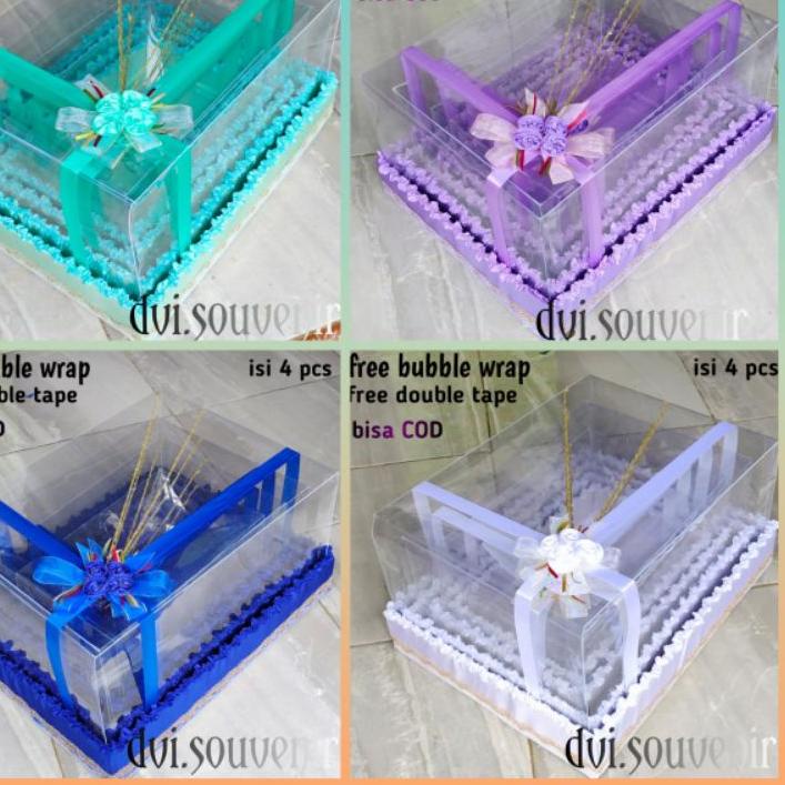 Limited 지 BOX KOTAK SESERAHAN HANTARAN PERNIKAHAN MIKA ISI 4 / KOTAK PARCEL SESERAHAN HANTARAN PERNI